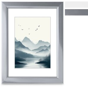 Ramka plastikowa Hama Chill White Silver 10x15 cm 13x18...