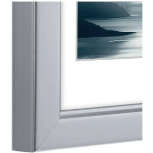 Ramka plastikowa Hama Chill White Silver 10x15 cm 13x18 cm 15x20 cm 30x40 cm