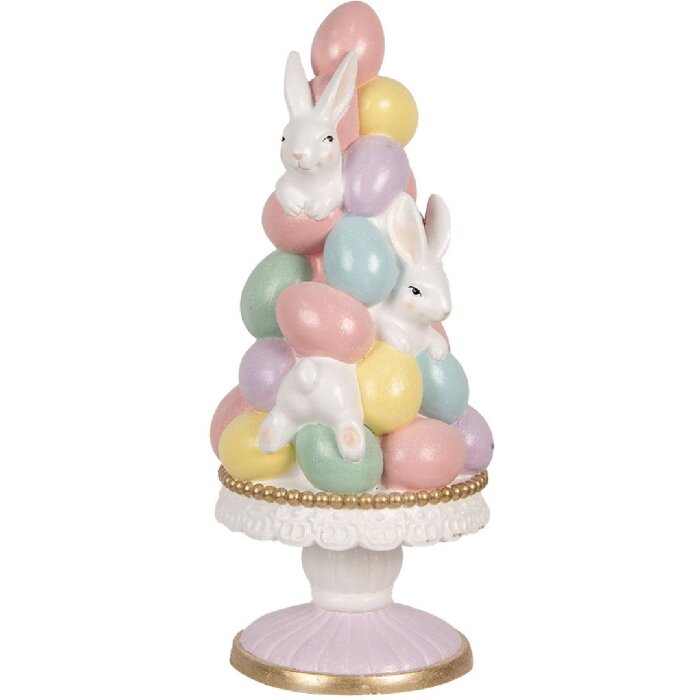 Clayre & Eef 5MG0057 Dekoracja królik Ø 27x61 cm w stylu country