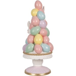 Clayre & Eef 5MG0057 Dekoracja królik Ø 27x61 cm w stylu country