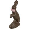Clayre & Eef Królik dekoracyjny 8x4x13 cm brązowy polyresin w stylu wiejskim