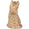Clayre & Eef Kot dekoracyjny beżowy 16x14x25 cm polyresin styl wiejski