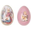 Clayre & Eef Jajko Dekoracyjne Żelazko Białe Różowe 8x13 cm Nostalgiczna Dekoracja Wielkanocna