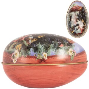 Clayre & Eef dekoracja jajko 7x11x7 cm styl wiejski...