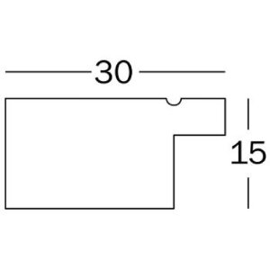 Ramka projektowa Walther Beyond 21x29,7 cm szampańsko-złota srebrna krawędź