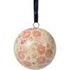 Clayre & Eef 6CE2106S Kula dekoracyjna ceramiczna beżowo-różowa Ø 6 cm Vintage