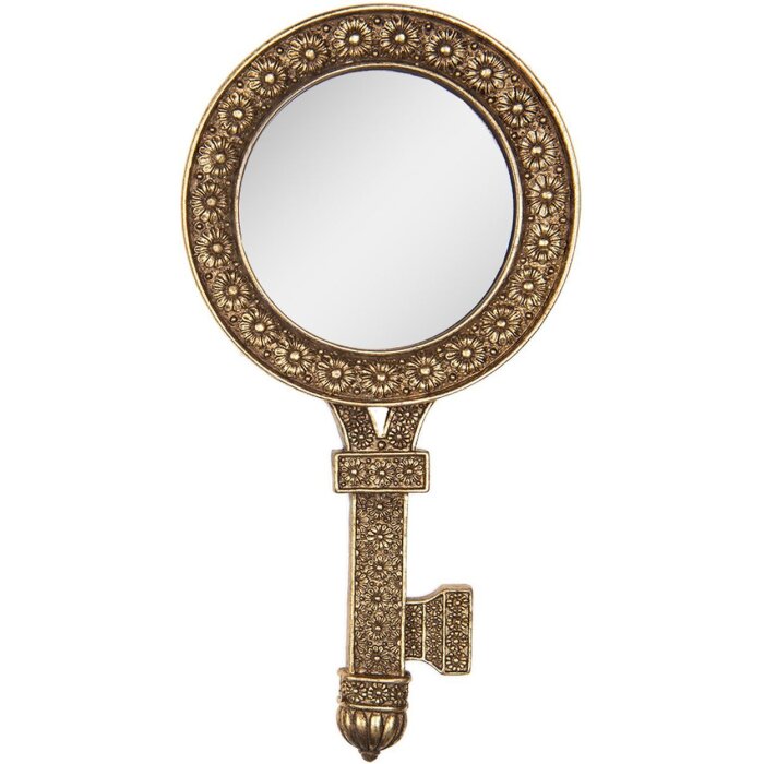 Clayre & Eef 62S318 Deko Wandspiegel Barockstil Gold 13x2x25 cm