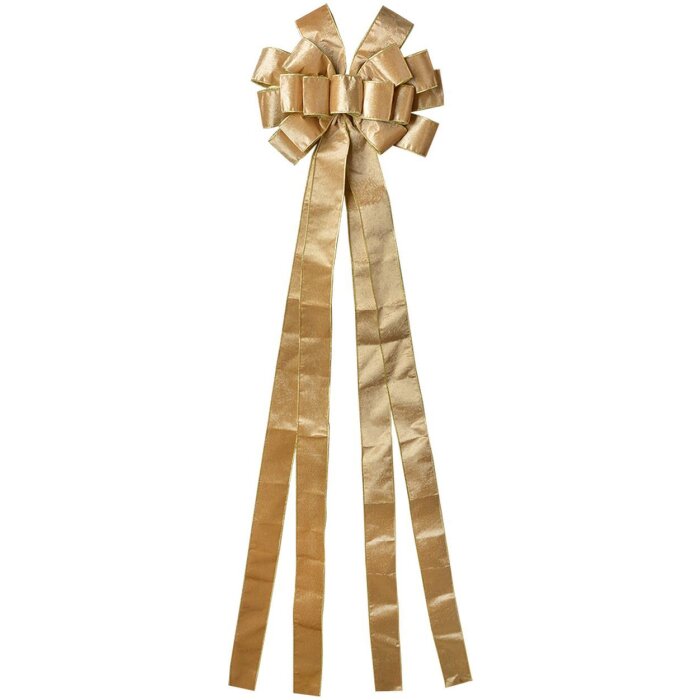 Clayre & Eef 65975GO Kokarda dekoracyjna 33x135 cm w kolorze złotym