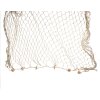 Clayre & Eef 66072 Dekoracja Fishnet Beige 200x400 cm Styl wiejski