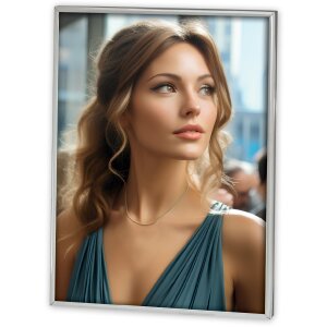 Ramka na zdjęcia ZEP wysoki połysk 120S22 srebrna 13x18...