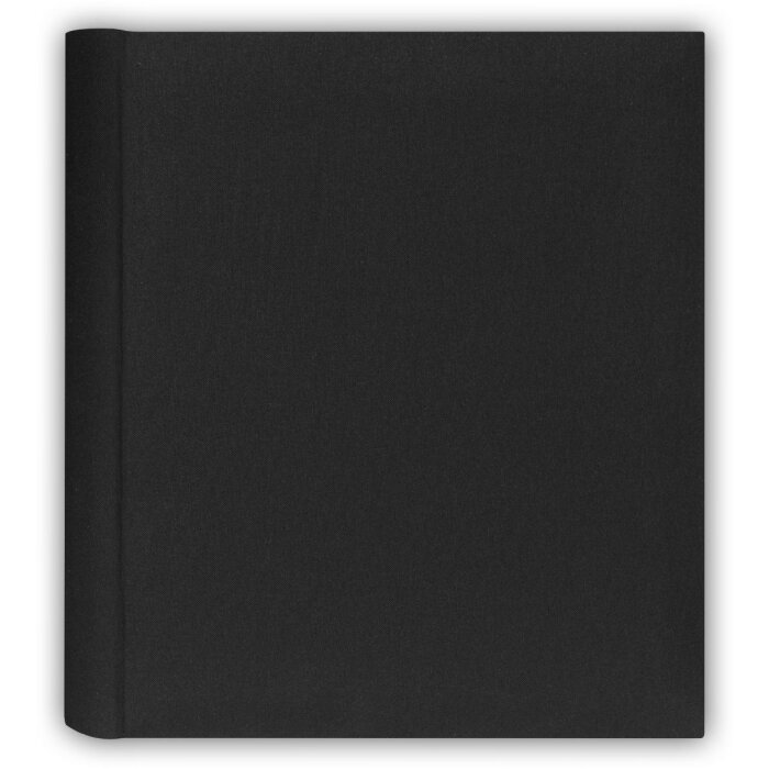 Samoprzylepny album fotograficzny ZEP Siviglia czarny 27x32 cm segregator z mechanizmem 4-ringowym