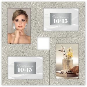 Ramka kolażowa ZEP Orion srebrna 4 zdjęcia w formacie...