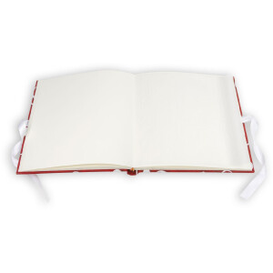 Album fotograficzny ZEP Symphony 6 okładka materiałowa czerwona 23x23 cm 28 stron satynowa wstążka