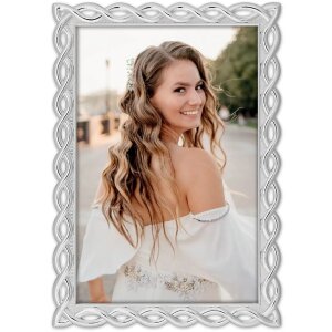 ZEP metalowa ramka na zdjęcia Bizet 10x15 cm z aksamitnym...