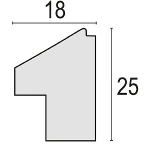 Ramka ZEP PS Levanto C 10x15 cm Zielona