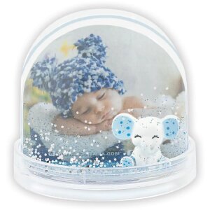 Plastikowa kula fotograficzna ZEP baby blue 6,5x6,2 cm