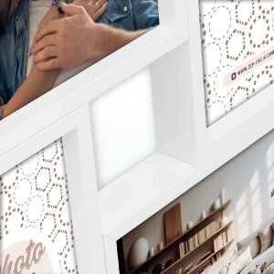 Ramka ZEP MDF Bari White na 4 zdjęcia 10x15 cm