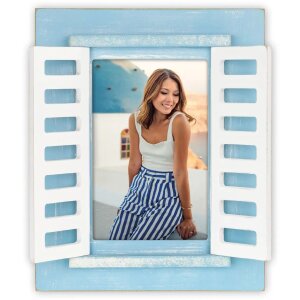 ZEP Drewniana ramka na zdjęcia Procida Blue 10x15 cm z...