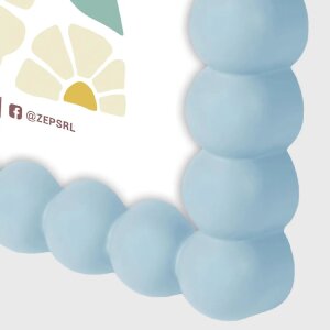 Drewniana ramka na zdjęcia ZEP Pop Blue 13x18 cm