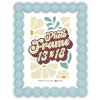 Drewniana ramka na zdjęcia ZEP Pop Blue 13x18 cm