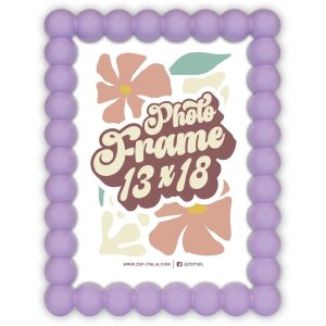 ZEP Drewniana ramka na zdjęcia Pop Violet 10x15 cm