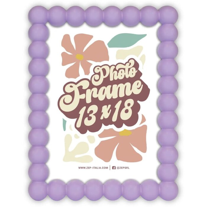 ZEP Drewniana ramka na zdjęcia Pop Violet 15x20 cm