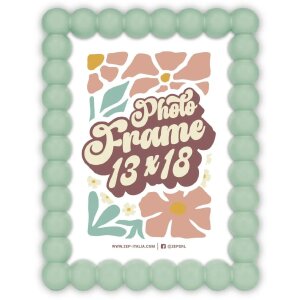 ZEP Drewniana ramka na zdjęcia Pop Green 10x15 cm