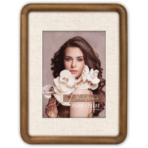 Drewniana rama ZEP Marsiglia 30x40 cm z materiałowym...