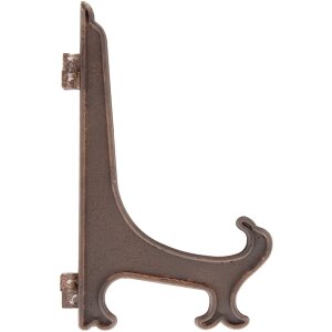 Clayre & Eef 6CE2020 Talerz dekoracyjny beżowo-niebieski 25x18x3 cm