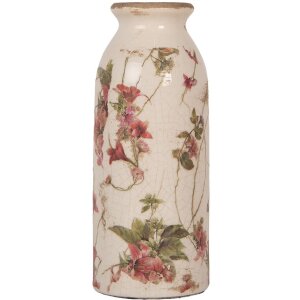 Clayre & Eef 6CE2027 Wazon Beżowy Różowy...