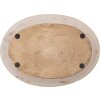 Clayre & Eef Talerz dekoracyjny 6CE2028 Ceramiczny beżowo-różowy 25x18x3 cm Vintage