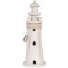 Clayre & Eef 6H2409 Dekoracyjna latarnia morska biała Ø 10x30 cm styl wiejski