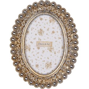 Clayre & Eef 2F1252 Ramka na zdjęcia Silver 10x15 cm...