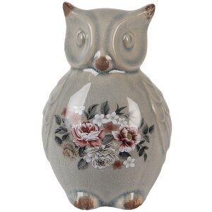 Clayre & Eef Dekoracyjna figurka ceramiczna sowa...
