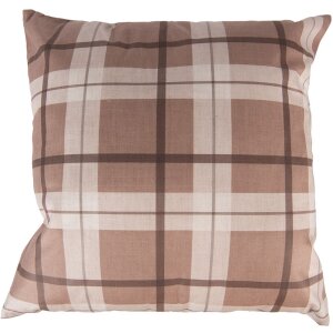 Clayre & Eef NWV20-1 Poszewka na poduszkę 45x45 cm Beżowo-brązowa Styl wiejski