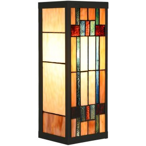 LumiLamp 5LL-6362 Lampa ścienna Tiffany beżowo-brązowa...