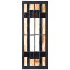 LumiLamp 5LL-6362 Lampa ścienna Tiffany beżowo-brązowa 14x16x40cm E27 szkło metal
