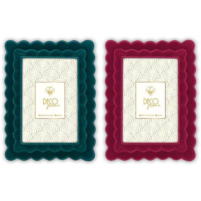 Ramka na zdjęcia ZEP Deco Red/Green Baroque Design 10x15 cm 13x18 cm 15x20 cm