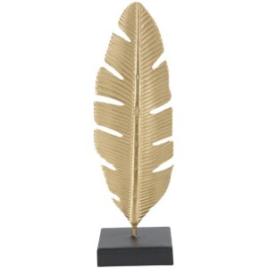 Rzeźba dekoracyjna Mauro Ferretti Leaf Glam Gold Black...