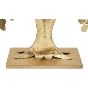 Dekoracja Mauro Ferretti drzewo życia z motylami 31x8x30 cm w kolorze złotym