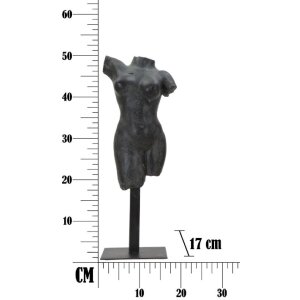 Mauro Ferretti Rzeźba Muzeum Kobieta 19x17x50 cm czarny