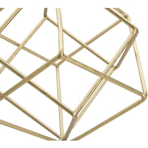 Rzeźba Mauro Ferretti Cube 16x18x52,5 cm biało-złota
