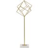 Rzeźba Mauro Ferretti Cube 16x18x52,5 cm biało-złota