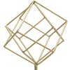 Rzeźba Mauro Ferretti Cube 16x18x52,5 cm biało-złota