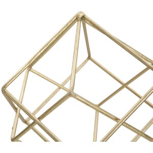 Rzeźba Mauro Ferretti Cube 16x18x41,5 cm biało-złota