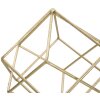 Rzeźba Mauro Ferretti Cube 16x18x41,5 cm biało-złota
