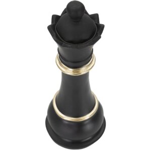Rzeźba Mauro Ferretti Królowa 9x25,5 cm czarno-złota