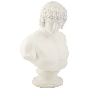 Mauro Ferretti Büste Centurion Statue 18,2x12,8x25 cm weiß