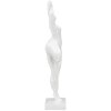 Mauro Ferretti figurka do jogi stojąca Kobieta Joga 16x9x45,8 cm biała