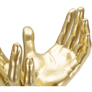 Rzeźba dłoni Mauro Ferretti Peace Hands 25x15x24 cm złota